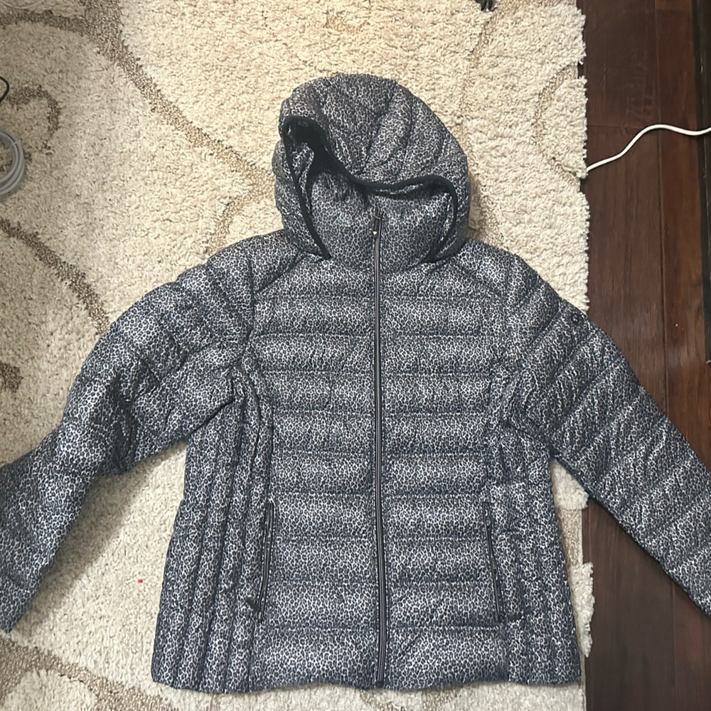 Micheal Kors packable down jacket with detachable hood